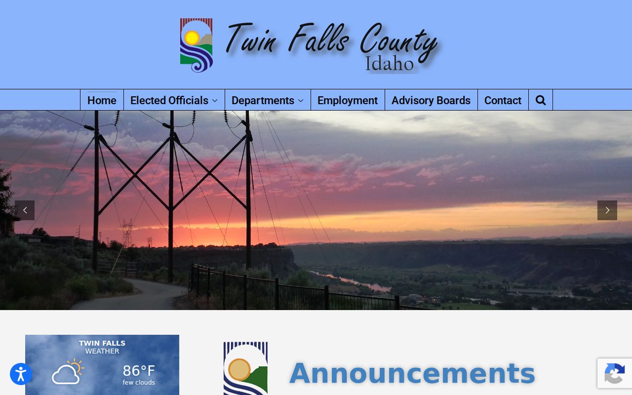 Twin Falls County criminal history county office access