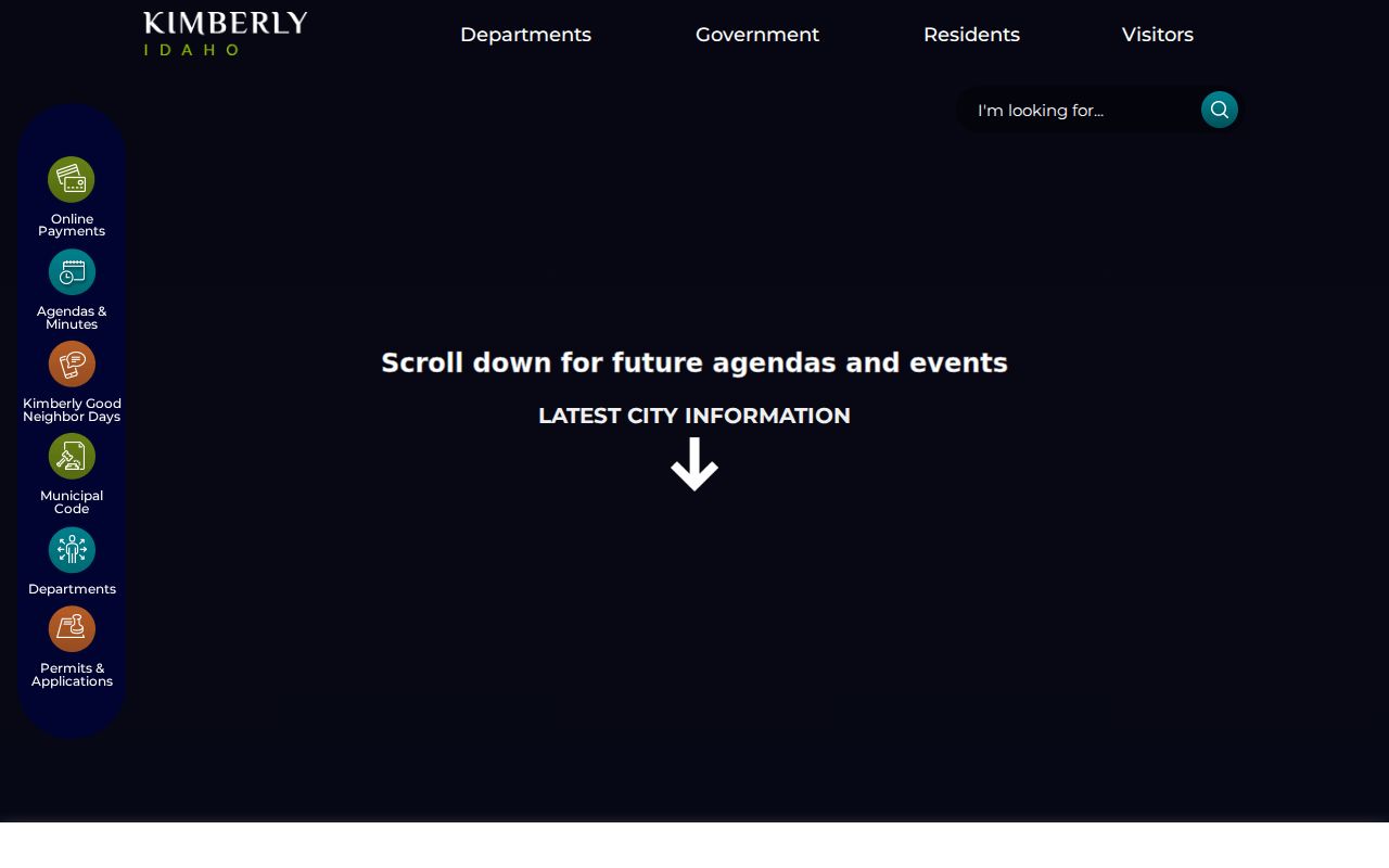Twin Falls County criminal records context on the City of Kimberly website